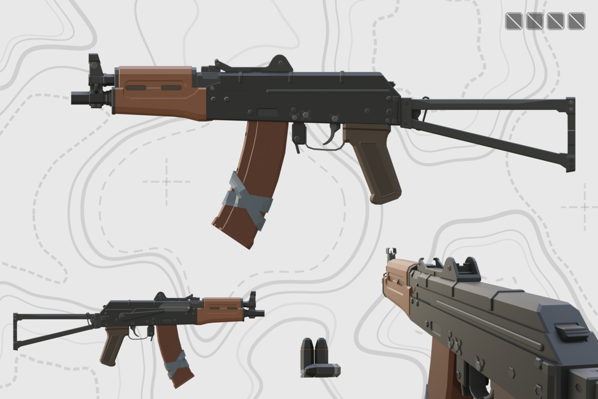 Low Poly Weapon Bundle Pack Fin