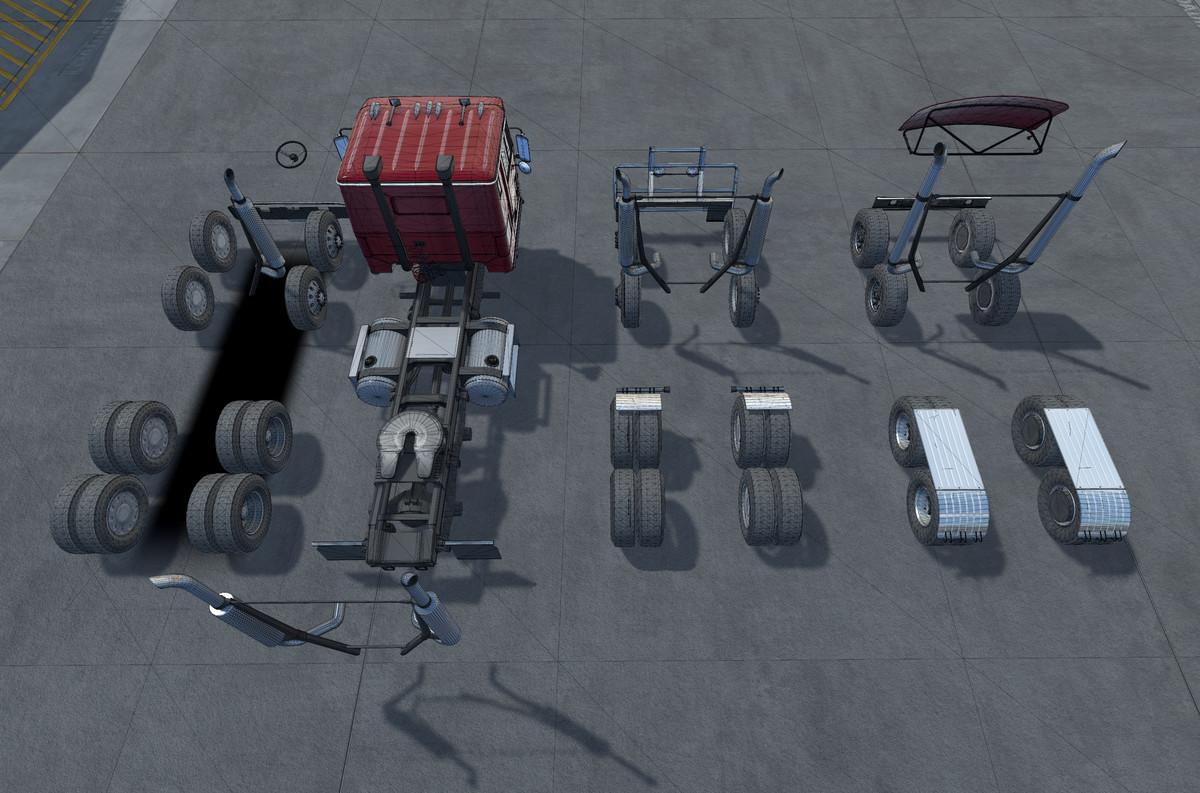 TwinSteer cabover truck