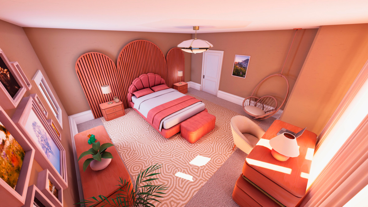 Stylized Modular Bedroom - PBR Interior Kit (URP/Built-In/HDRP)