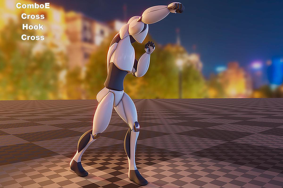 Boxing animation package
