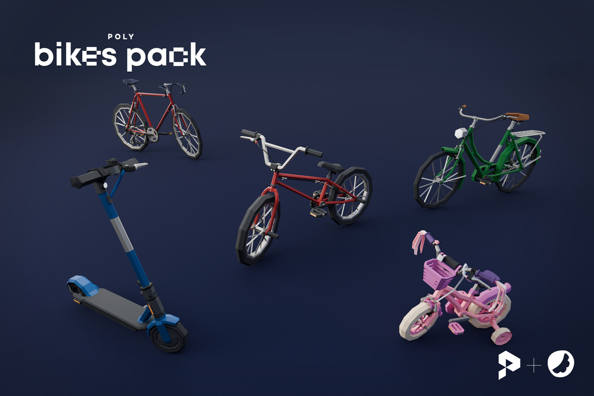 Poly Bikes Pack