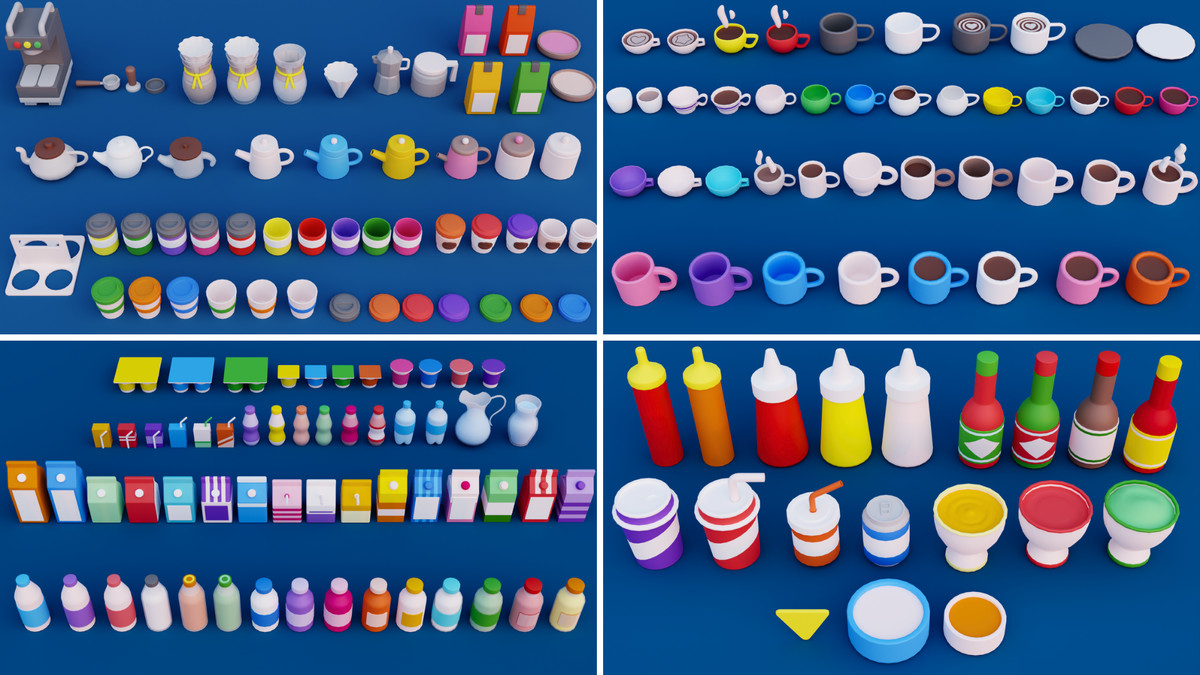 Cartoon Food Mega Pack