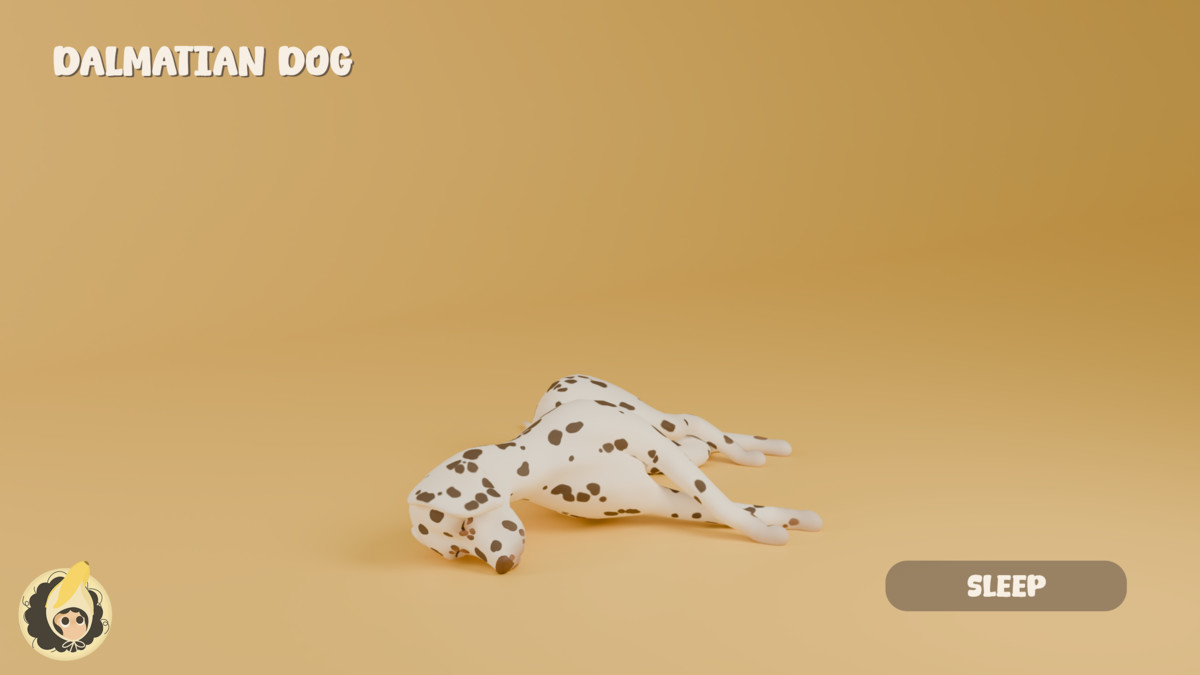 Animated Dalmatian Dog