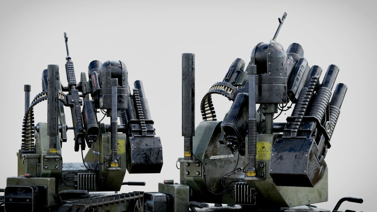 Rigged Military Drone