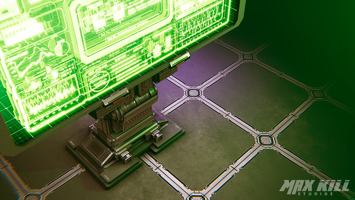 Sci-Fi Hologram Screen Shader