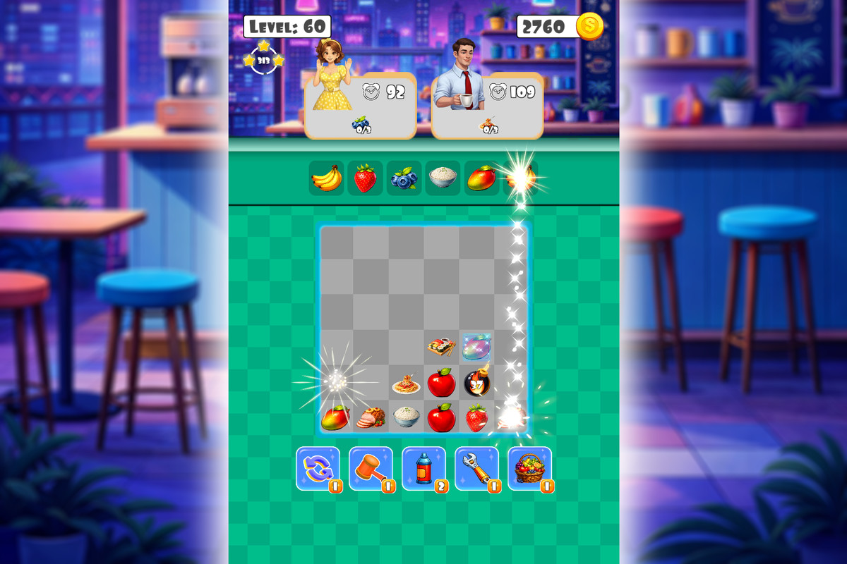 Foodie Stack Puzzle - Complete Mobile Game Template