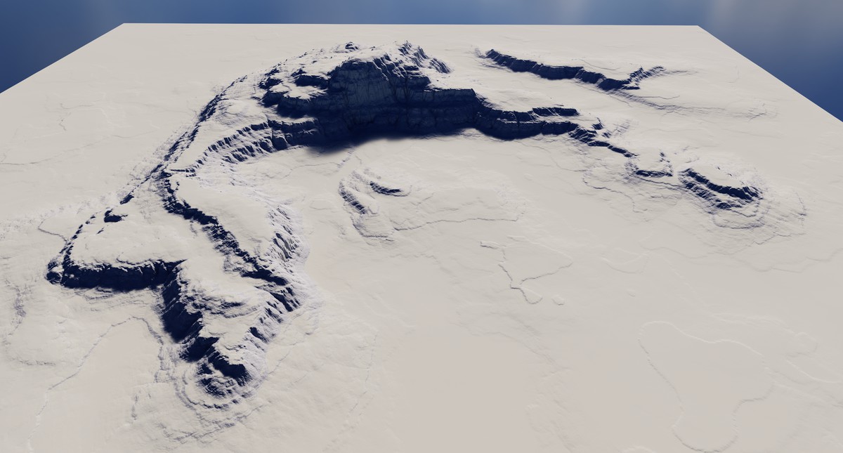 Terraced Canyon Shapes - StampIT!