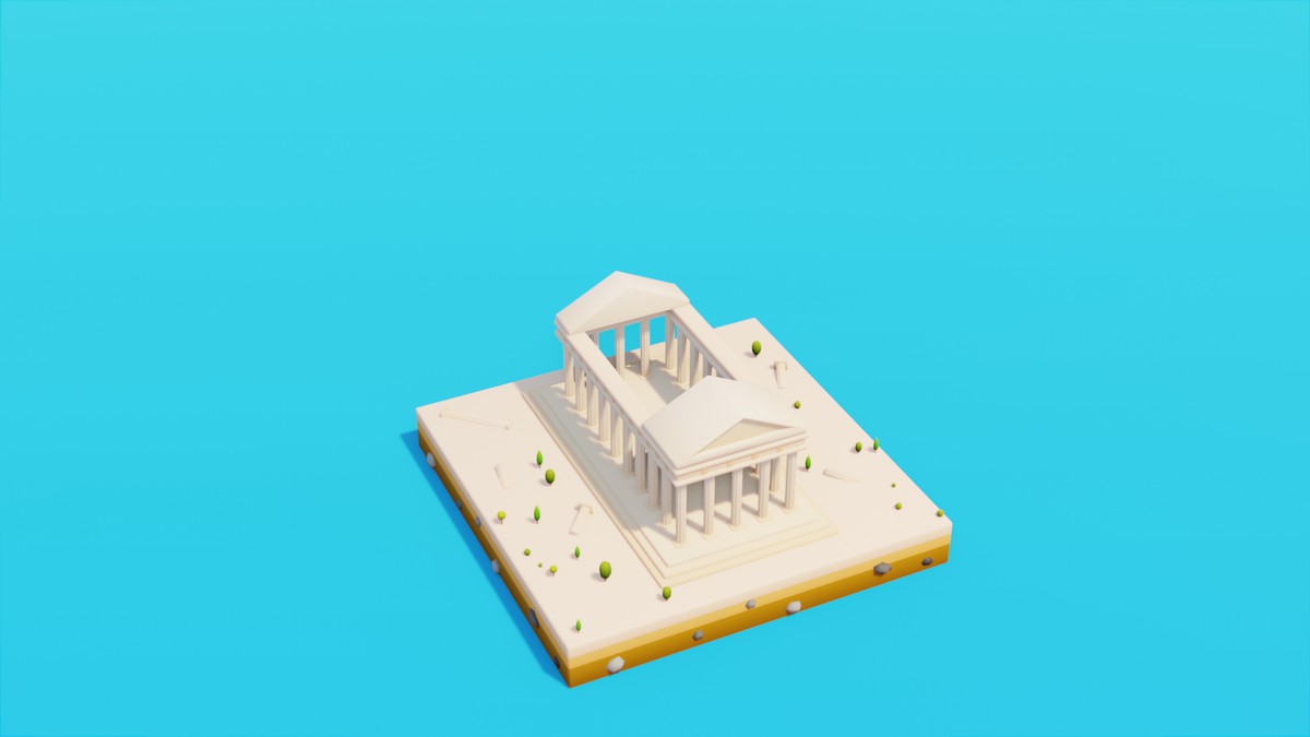 Low Poly LandMarks by IGS