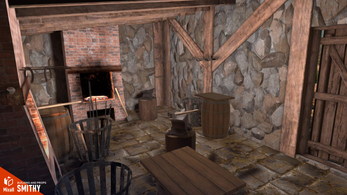 Rural buildings - glamping, greenhouse, sawmill and others