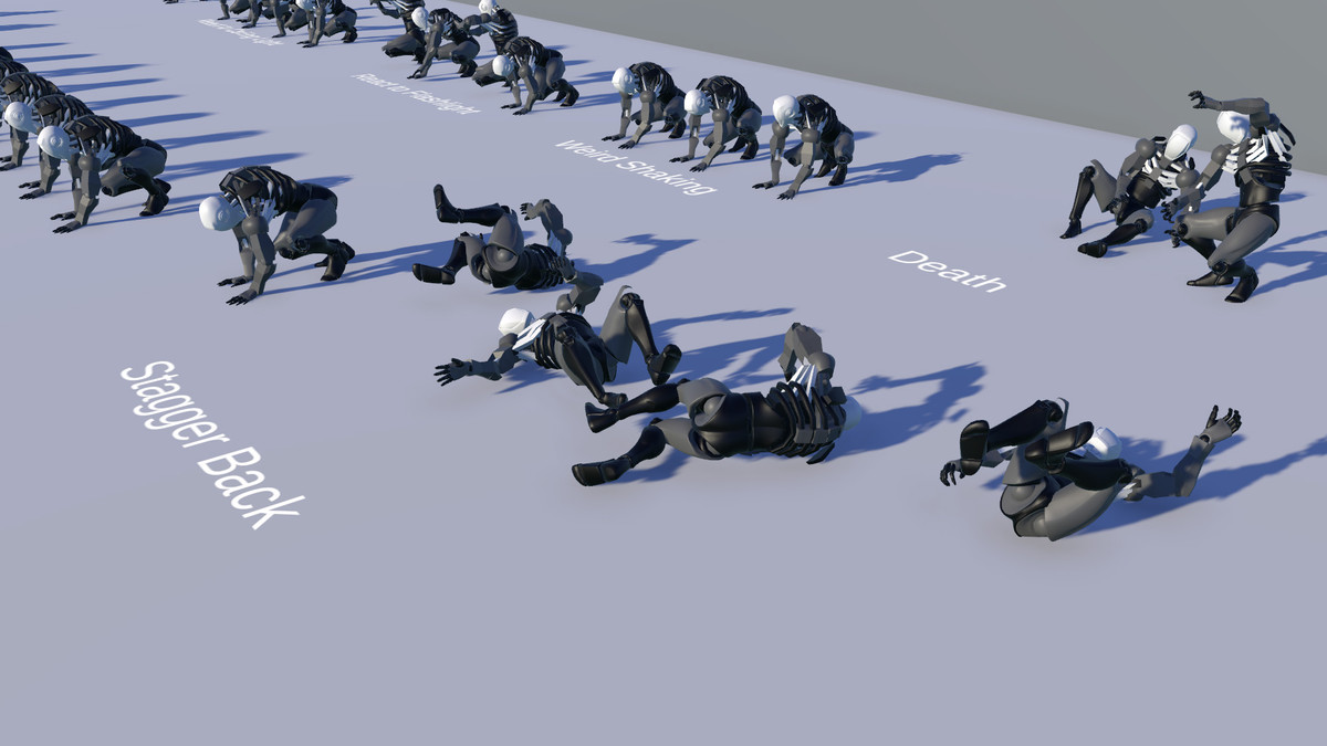 Crawling Ghoul Animations