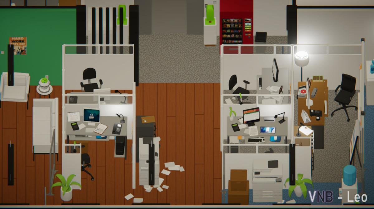 Low-Poly Office Set #3 [+440 Models] [VNB]