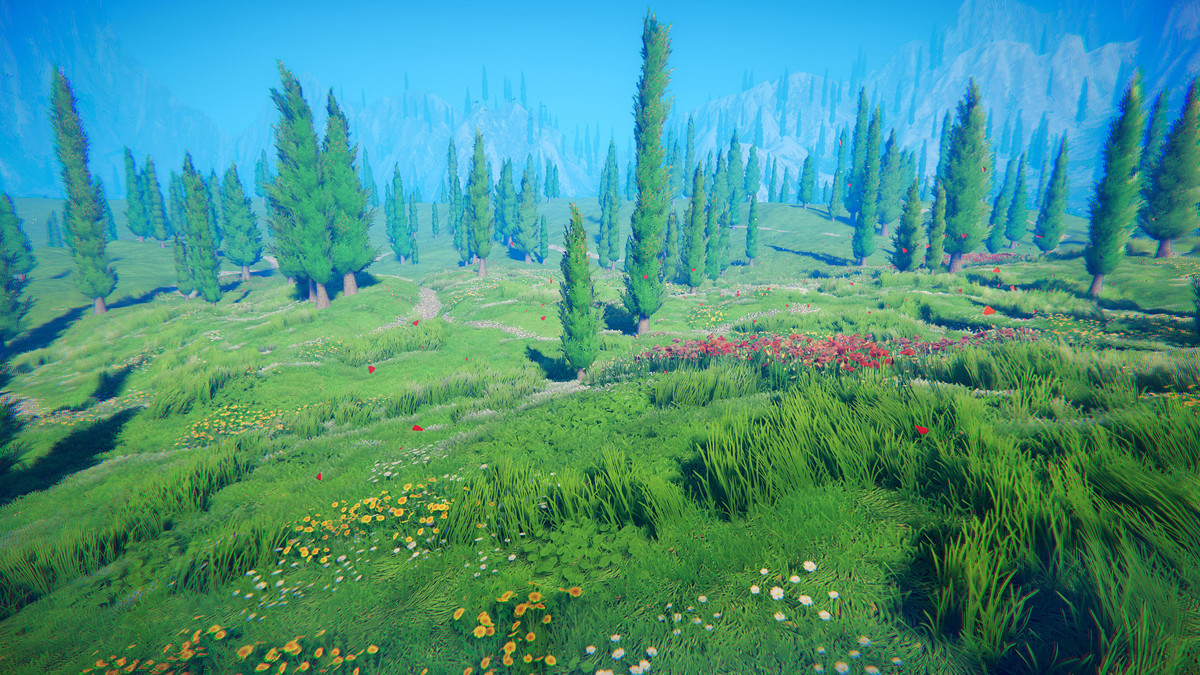 Stylized Cypress Valley