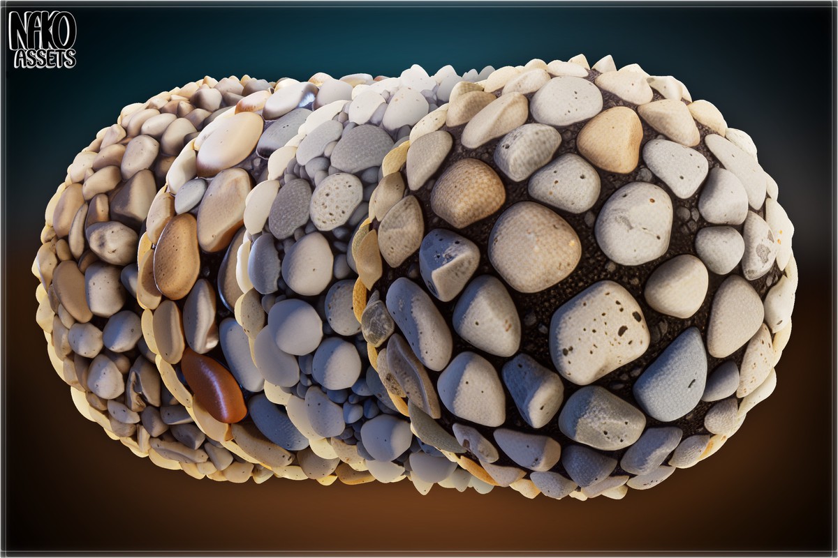 x110 4K Desert Materials PBR Textures for Ground, Sand, Rocks & Terrain