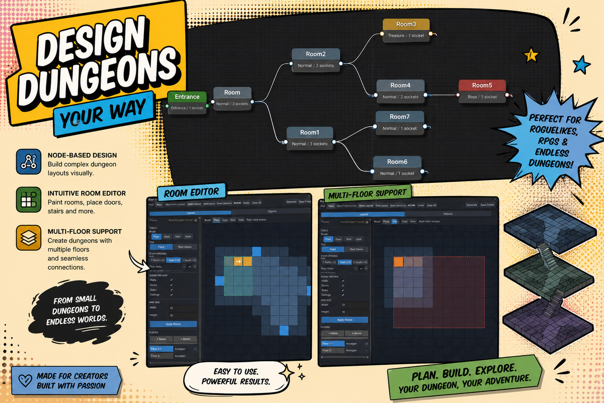 Easy Dungeon Generator