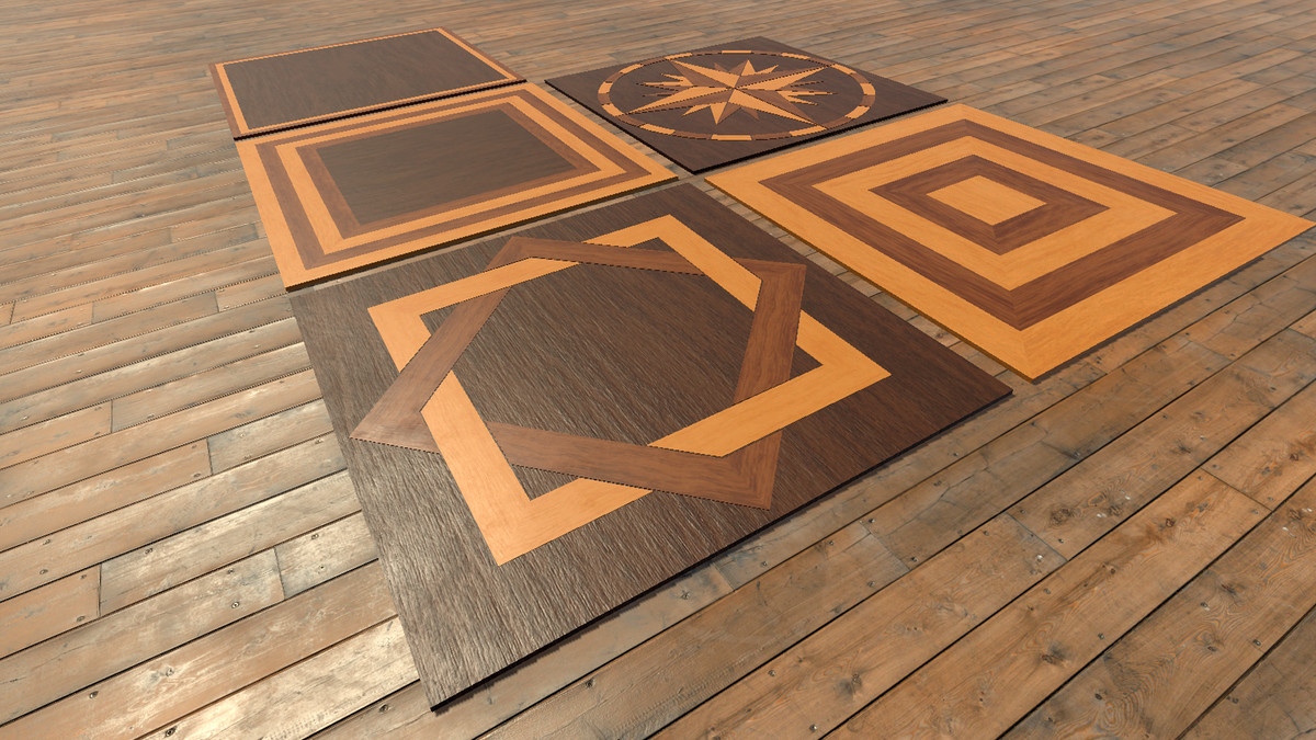 Modular Inlay Floor