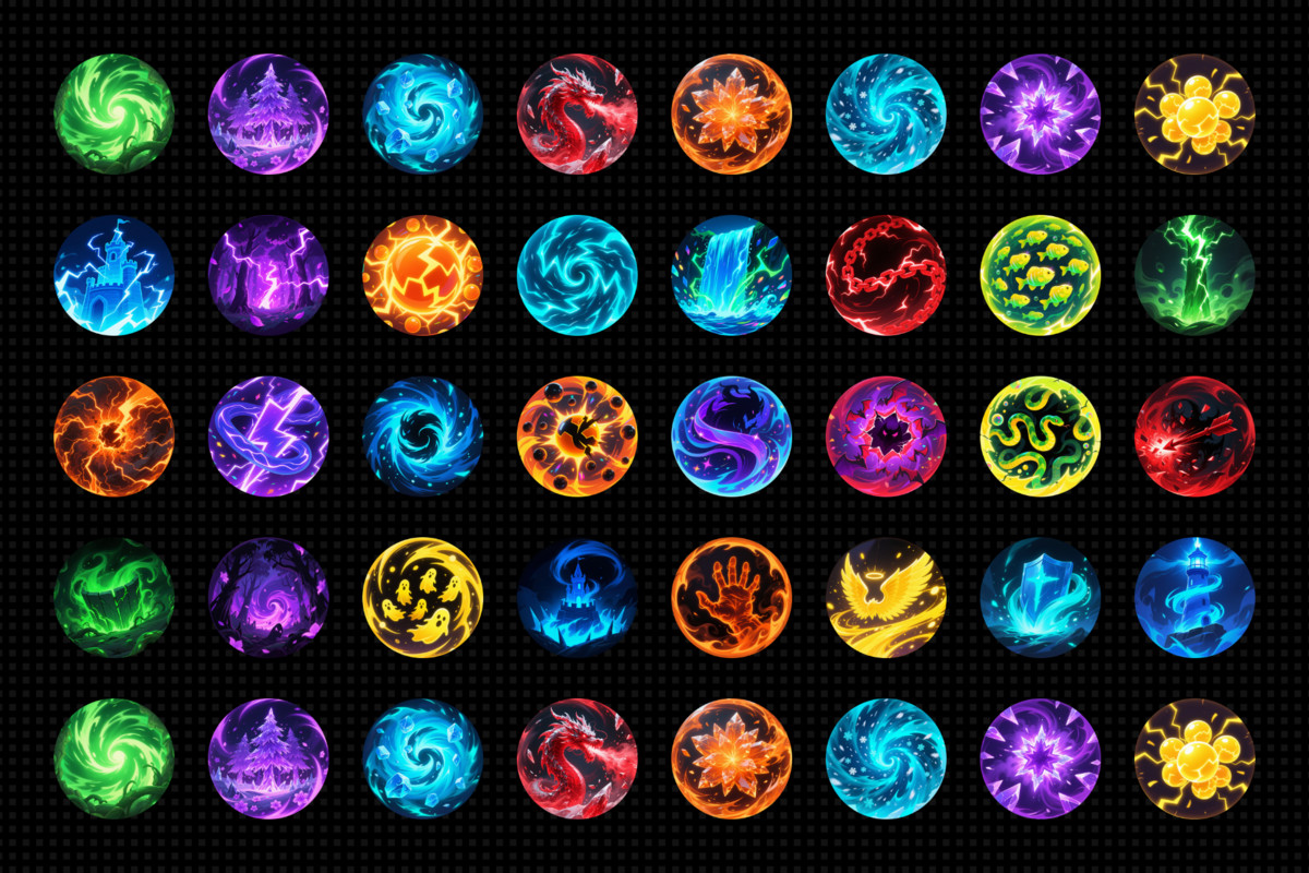150+ Skill icons