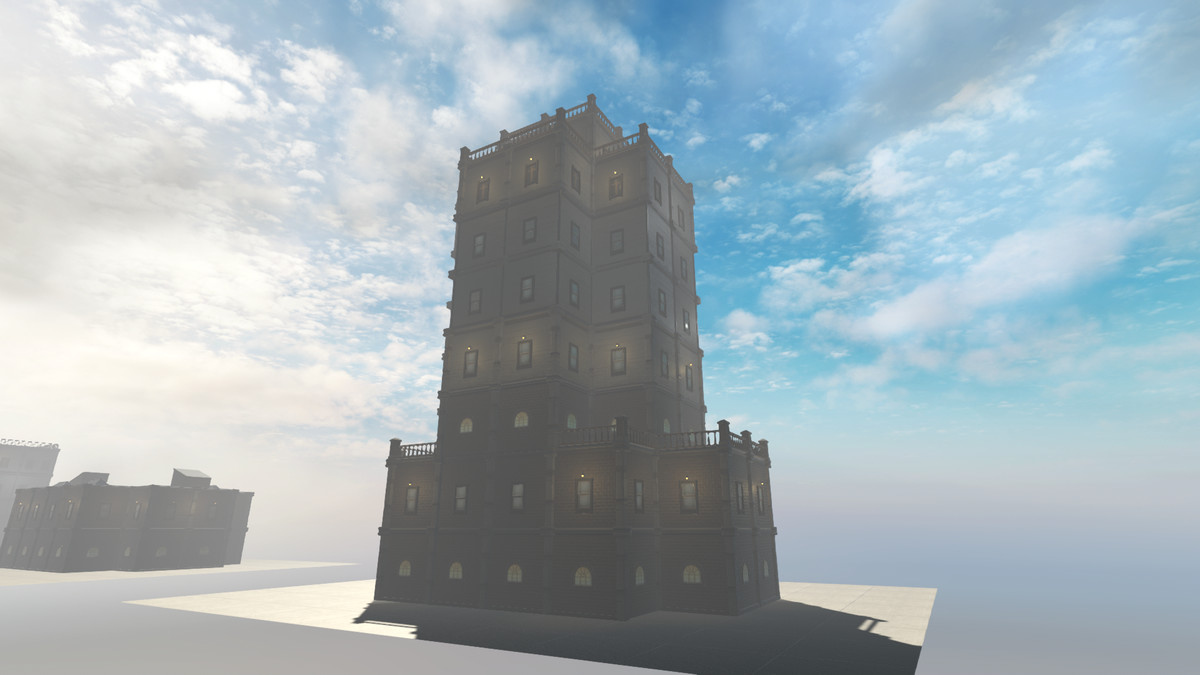 Realistic Modern Modular Building 1 Asset Package