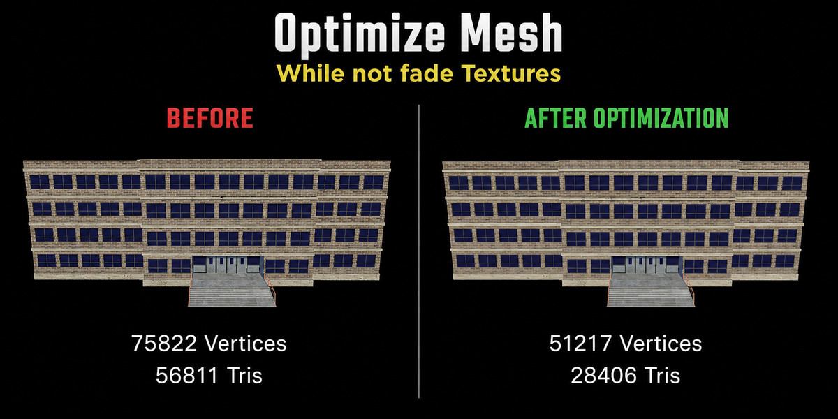 One Click Mesh Suite — LOD, Optimizer & Combiner