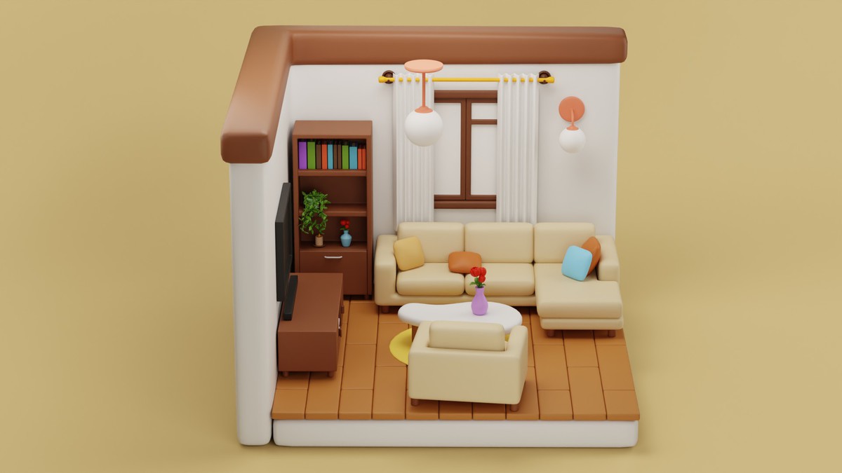 Cozy Room Props Plus Bundle - Interior Props & Modular Parts
