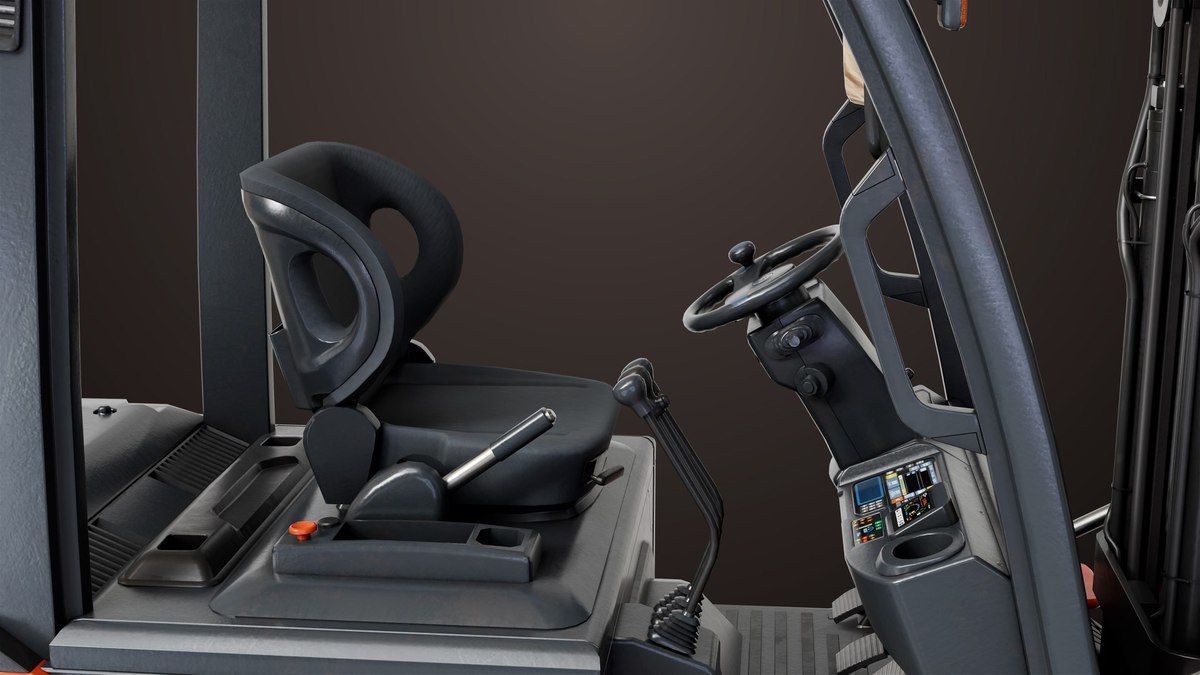 Forklift Truck 02 and 03 URP HDRP Textures