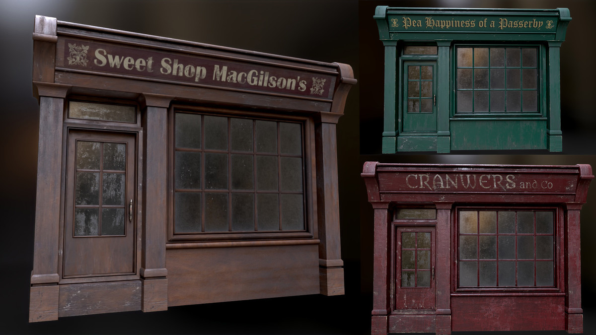 Old English Shop Front