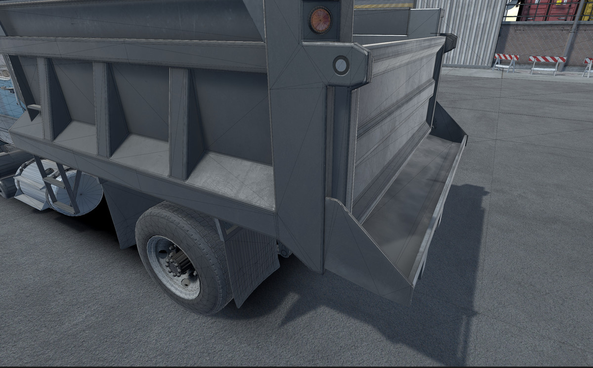 80s generic dump truck