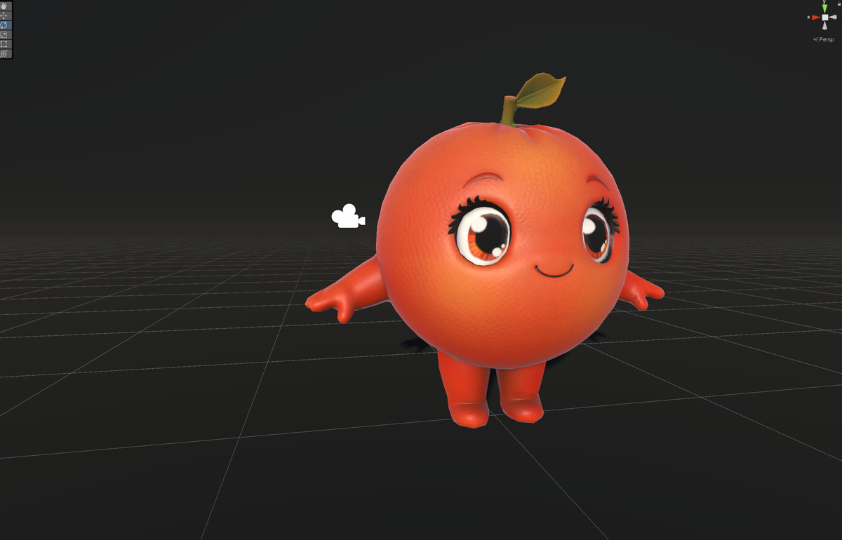 Chibi Fruit Orange Two