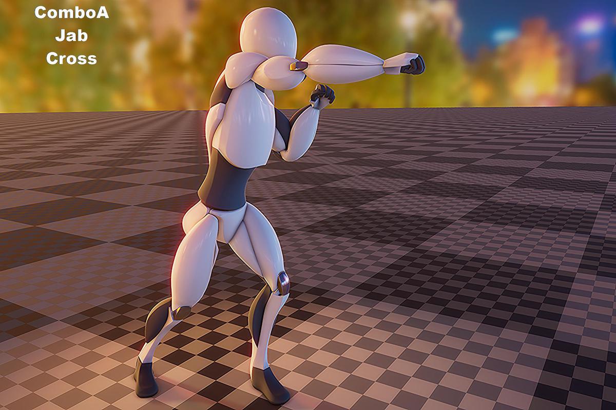 Boxing animation package