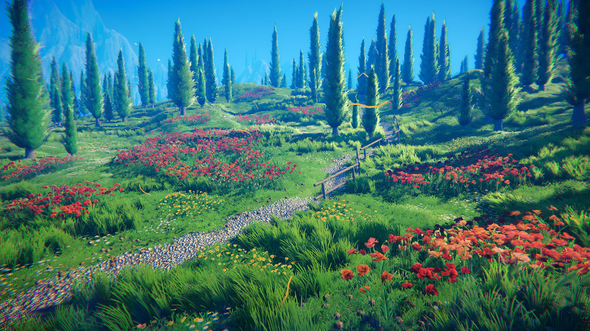 Stylized Cypress Valley