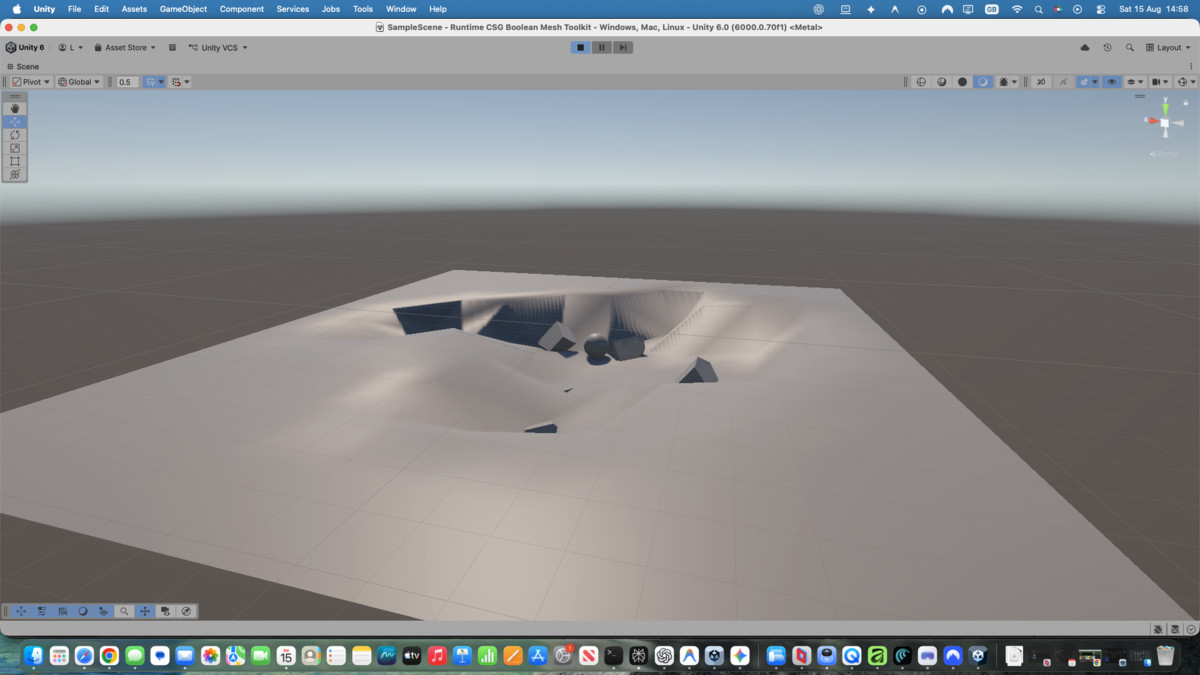 Runtime CSG: Booleans, Shatter & Denting