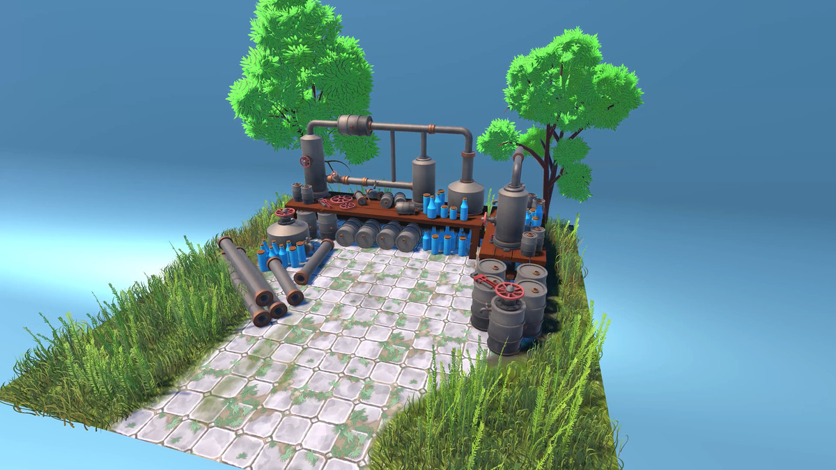 Ultimate Crafting Stations Expansion Kit#1 - Stylized - LowPoly - 100% Modular