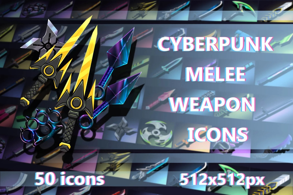 2700 Cyberpunk RPG Icons Pack