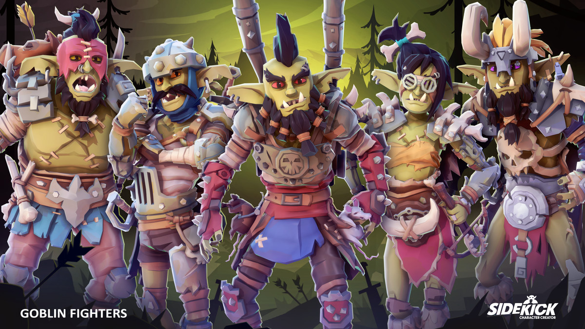 Goblin Fighters – Sidekick Modular Characters by Synty