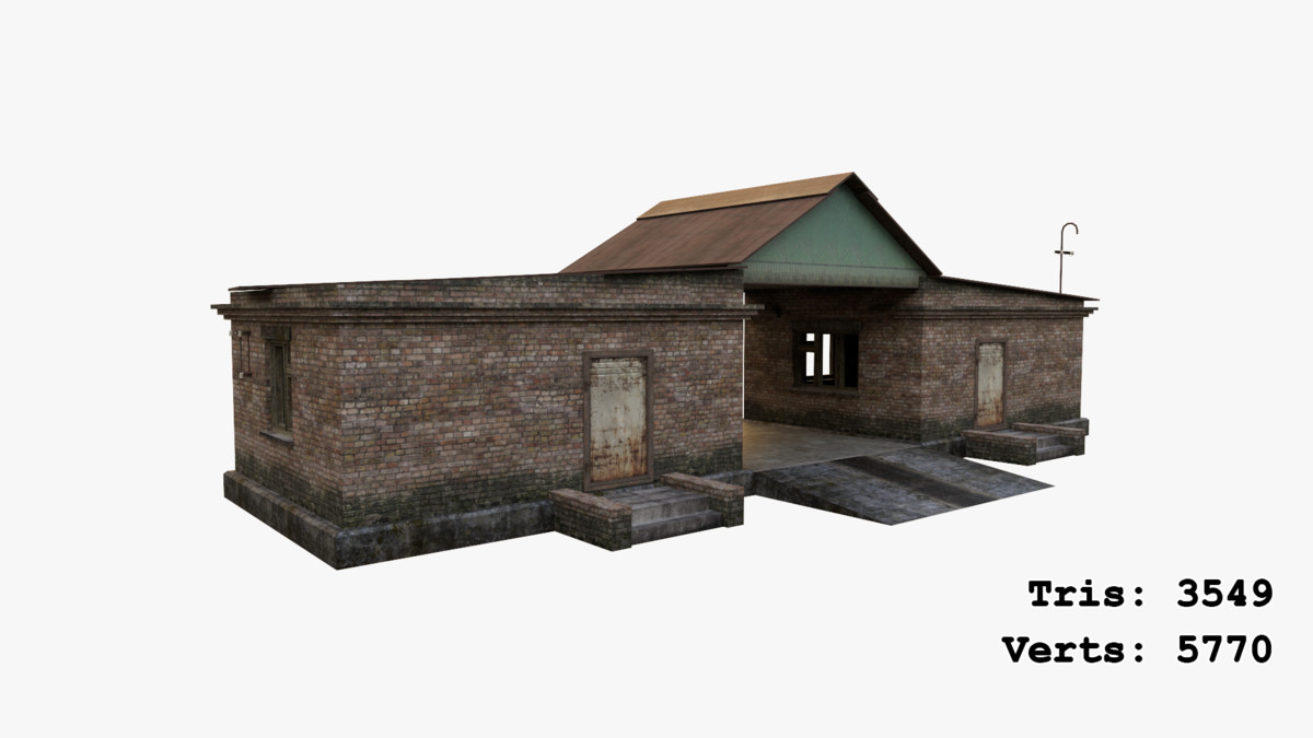 Abandoned Apocalyptic Buildings Mega Pack