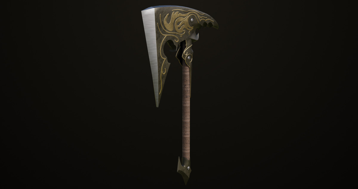 Battle Axe 13 URP HDRP Textures