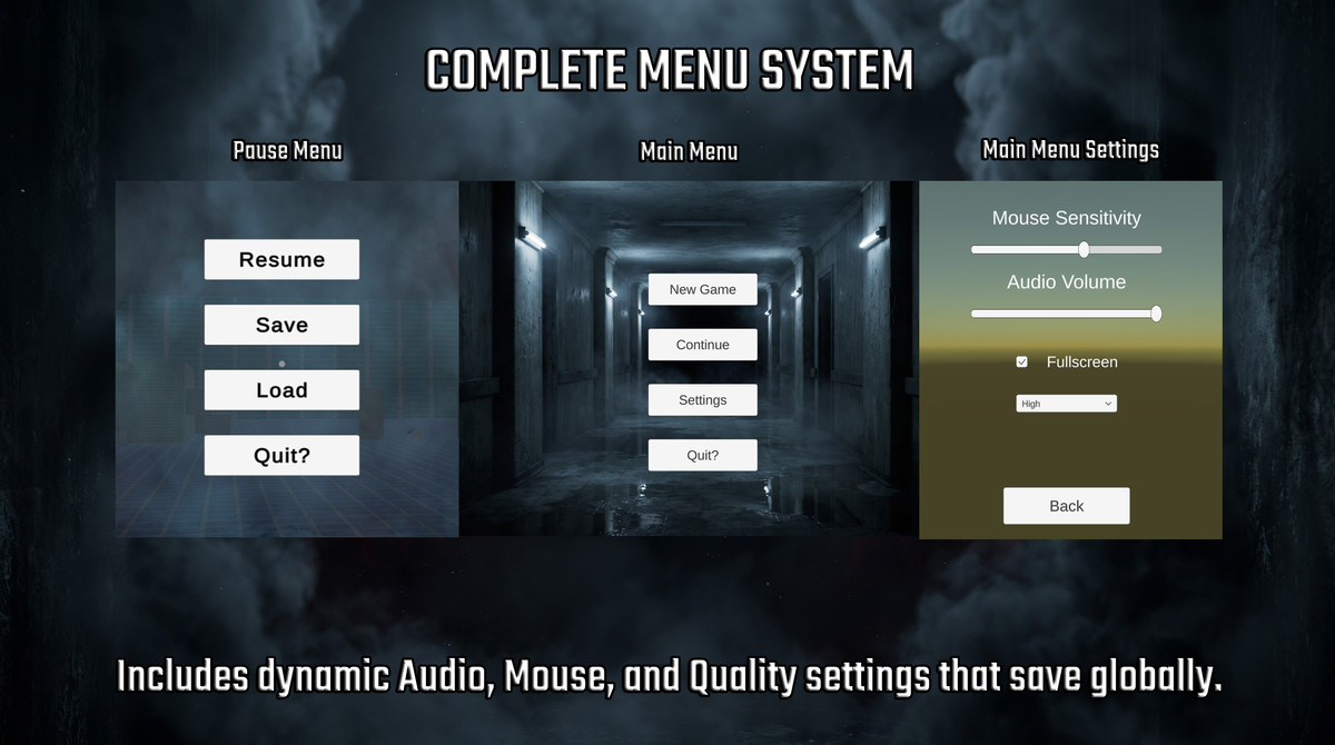 Horror FPS Controller Pro