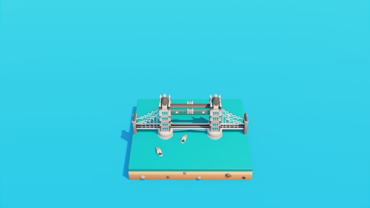 Low Poly LandMarks by IGS