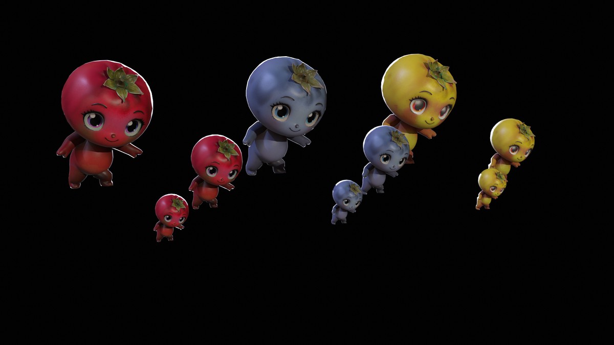 Chibi Fruit Blueberry