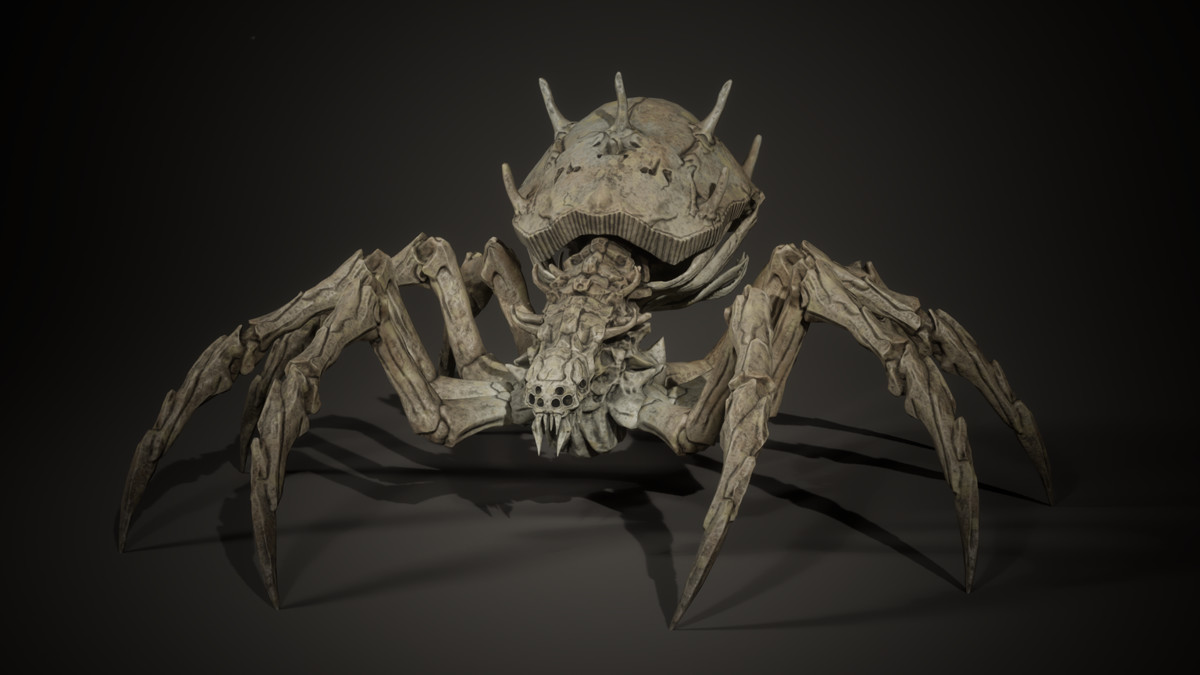 Bone Spider - Customizable Horror Monster