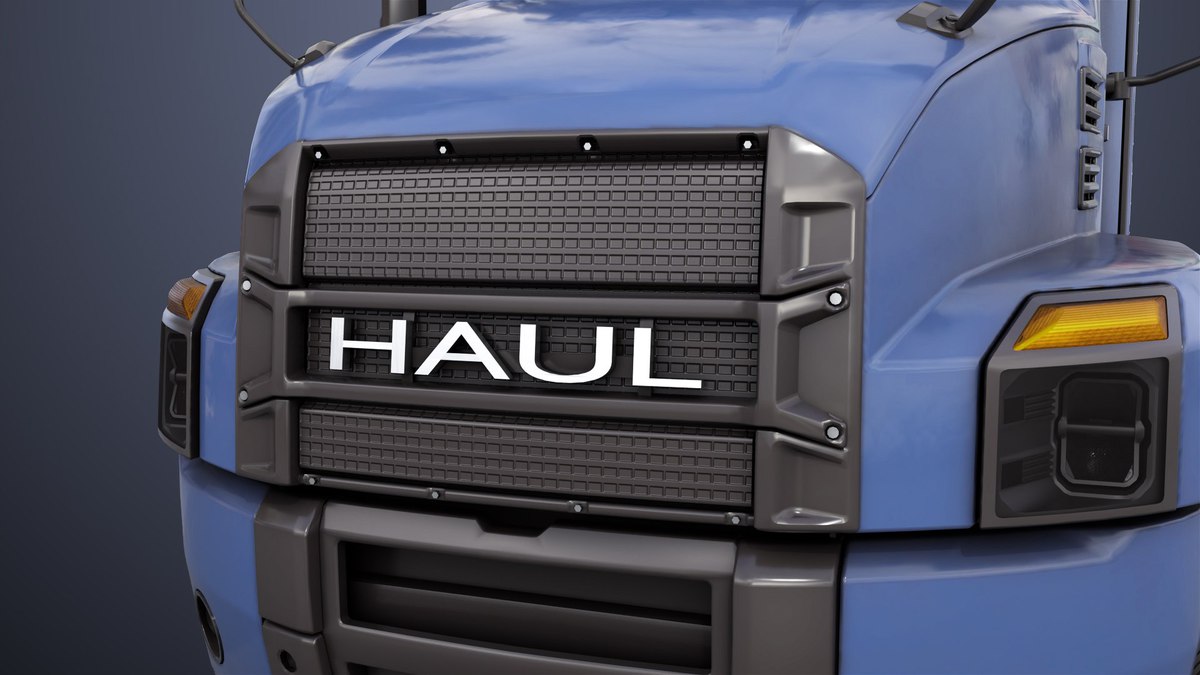 Heavy Truck Blue Chassis 05 URP HDRP Textures