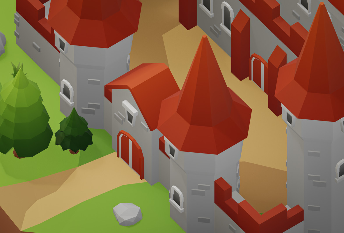 Low Poly Medieval Locations Pack