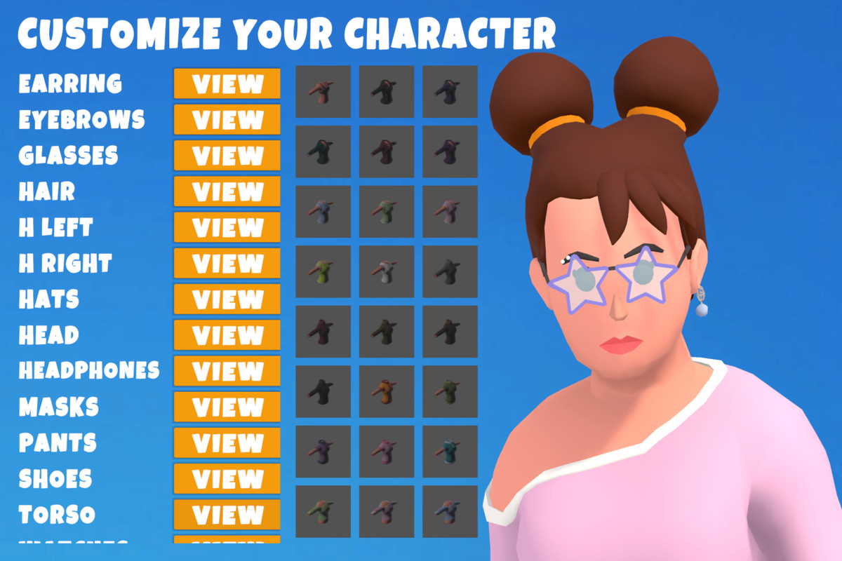 Customizable 3D City Characters Bundle
