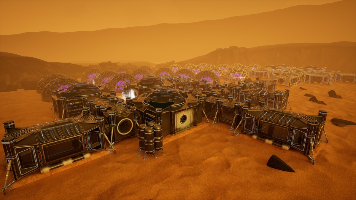 Futuristic Mars Colony Base – Modular Sci-Fi Environment