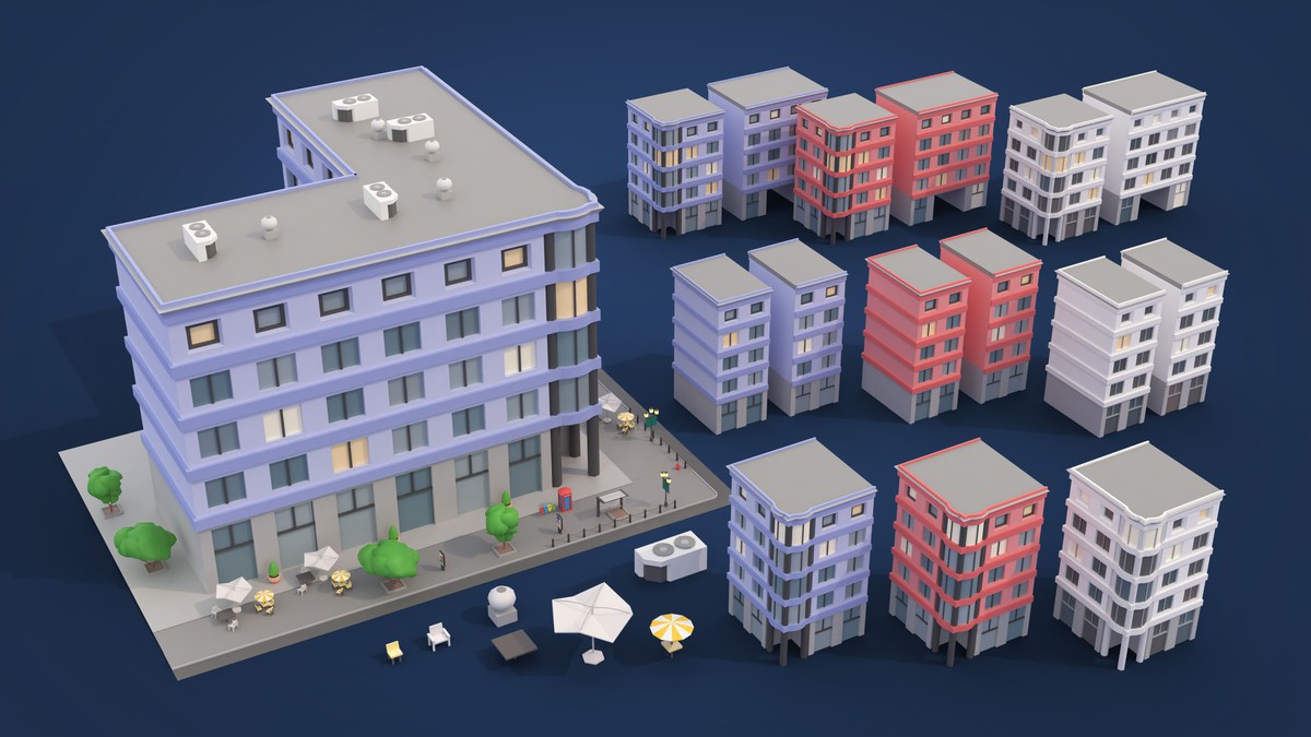 Construction - Low Poly 3D Models Pack