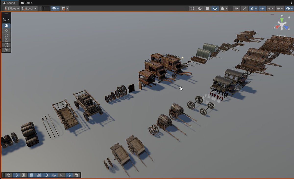 Medieval Wagons, Carts & Carriages Vol-1_ Historical Props