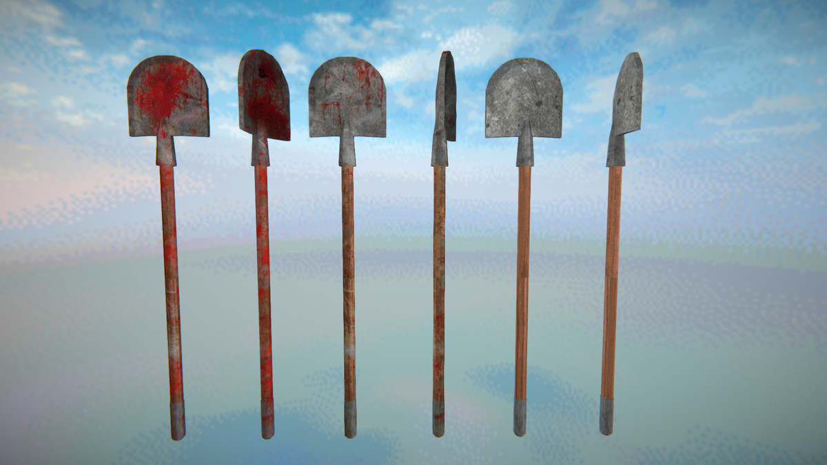 PSX Retro Horror Mega Melee Weapons Bundle Asset Package