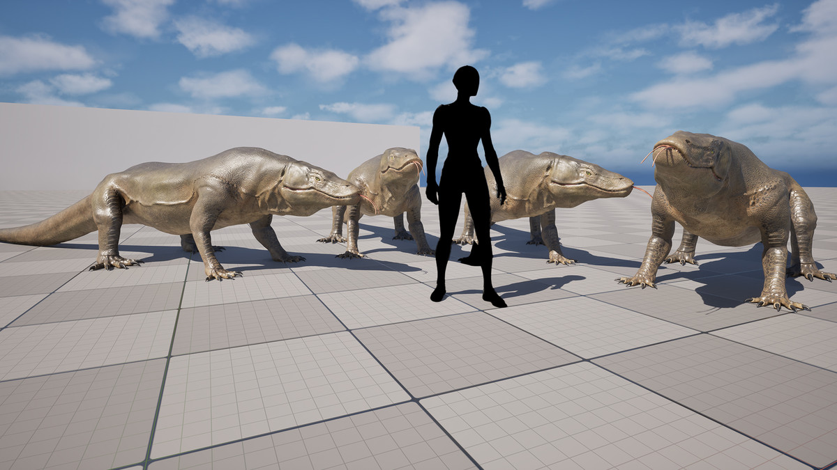 Creature -Reptile Megalania