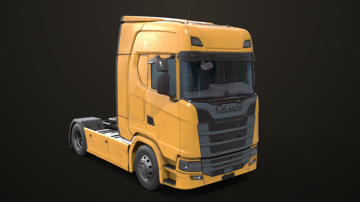 Chassis 06 Yellow URP HDRP Textures