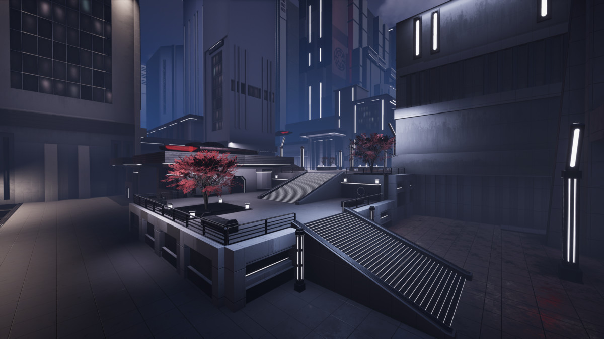 Science Fiction Brutalist City