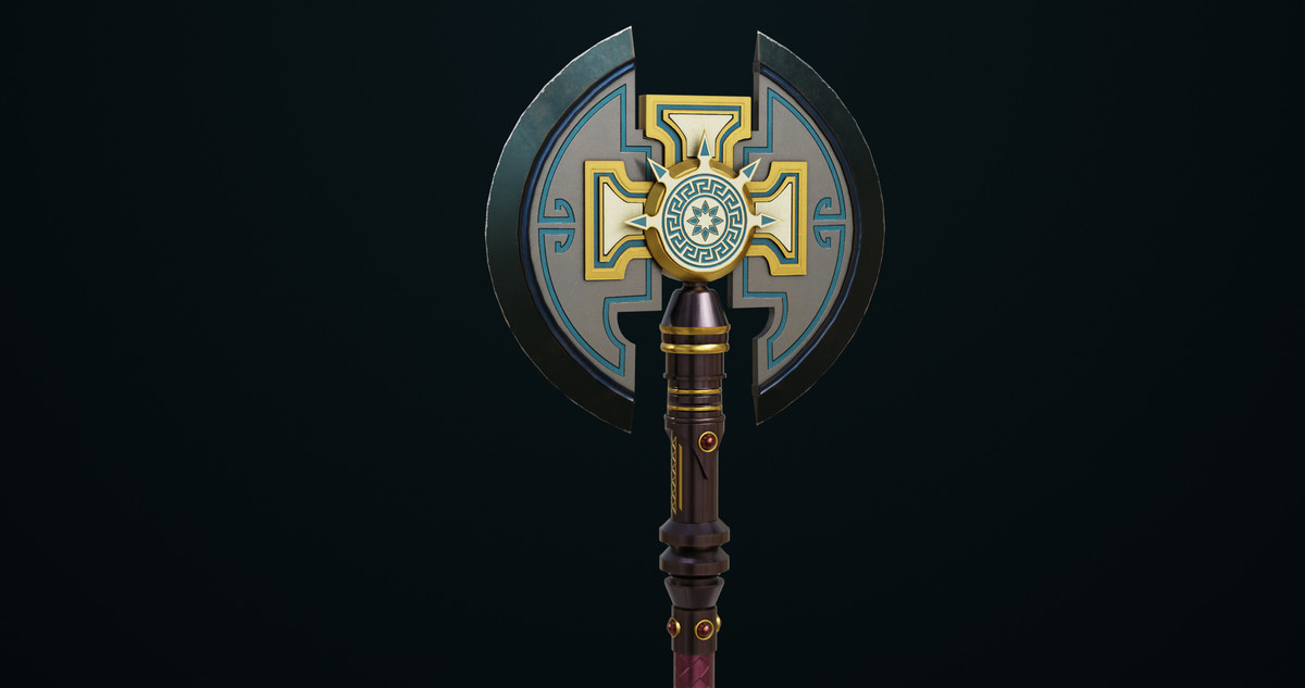Battle Axe 09 URP HDRP Textures